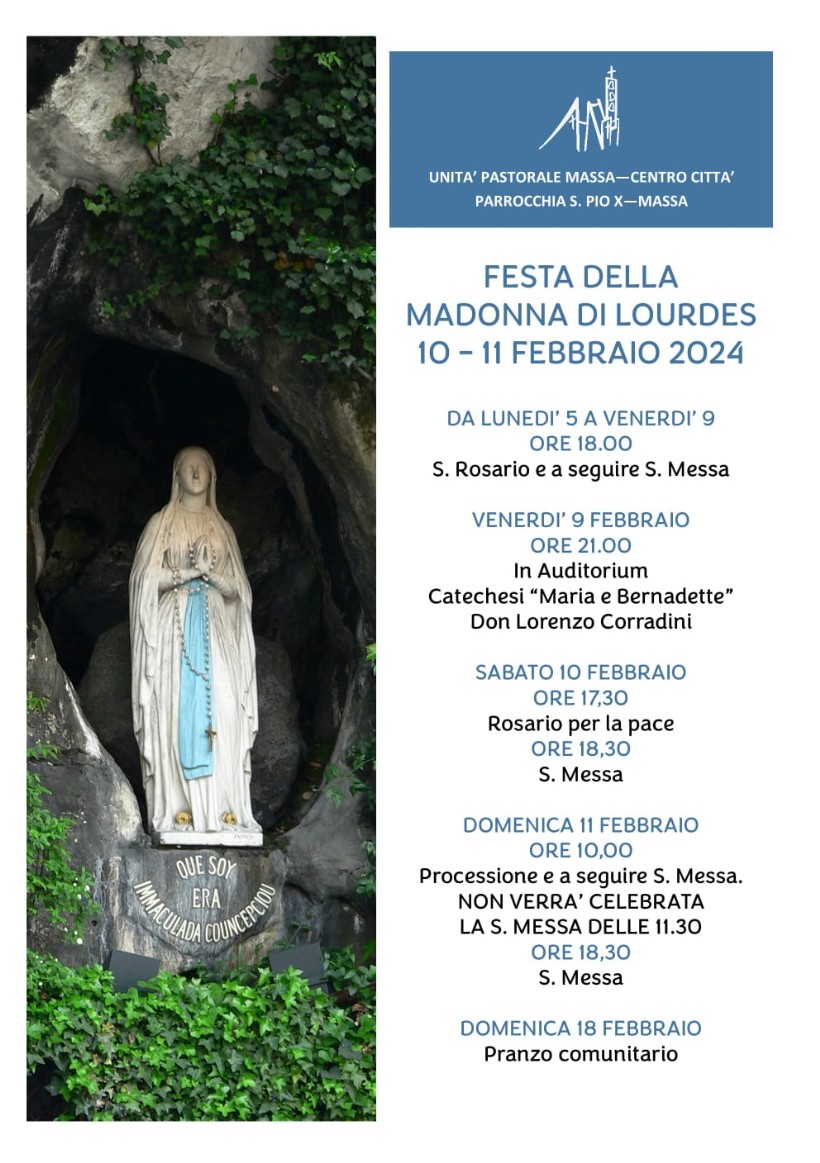 Festa Madonna di Lourdes 2024