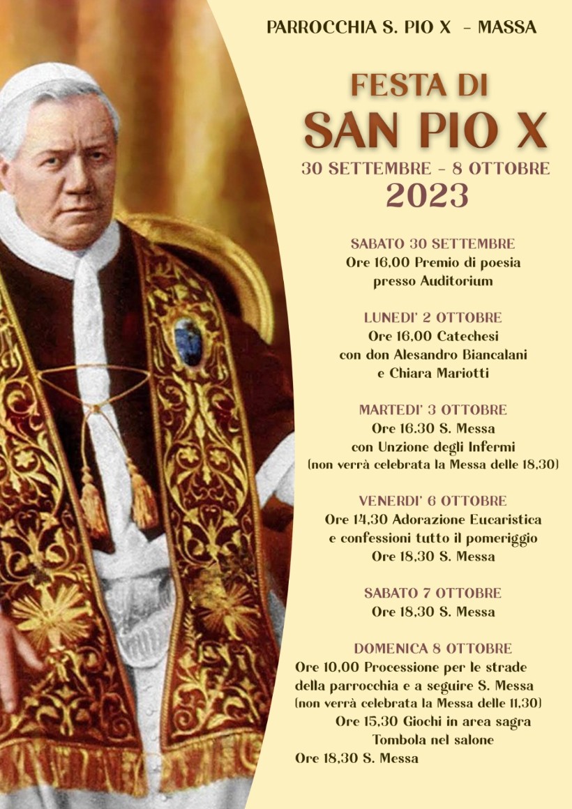 Festa San Pio X 2023