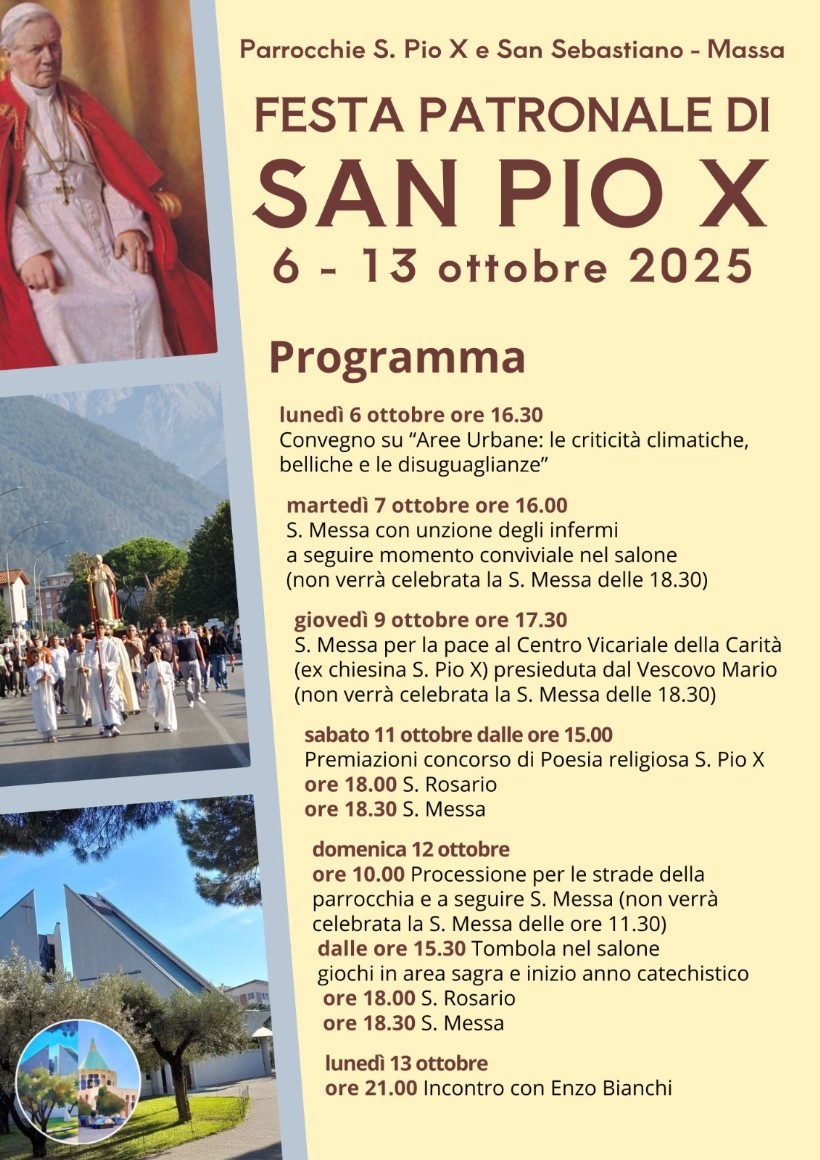 Festa di San Pio X 2025